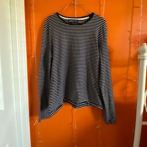 black and white striped long sleeve